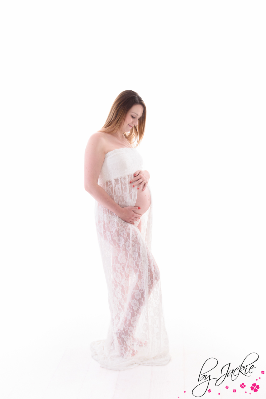 Full length image of pregnant mum to be from maternity photo shoot with By Jackie Photography near Howden Yorkshire