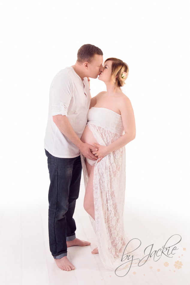 Couple maternity photograph by Jackie in Howden near York