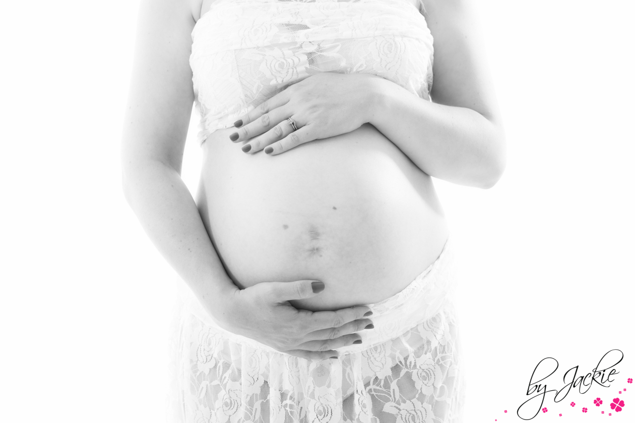 Bump with a smile photo from maternity photo shoot By Jackie Photography near York