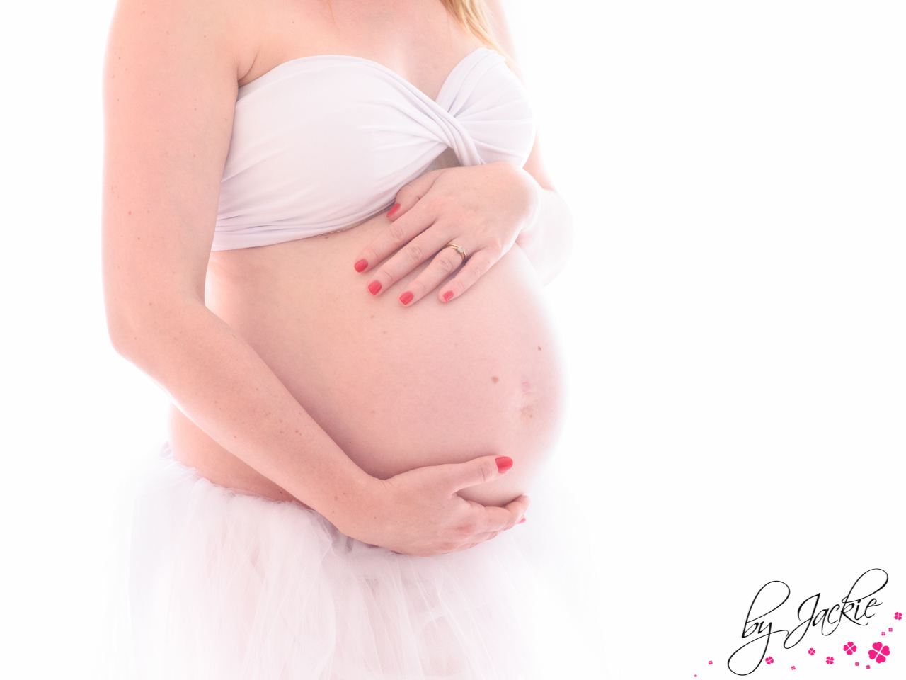 Bump image from maternity photo shoot with By Jackie Photography near York