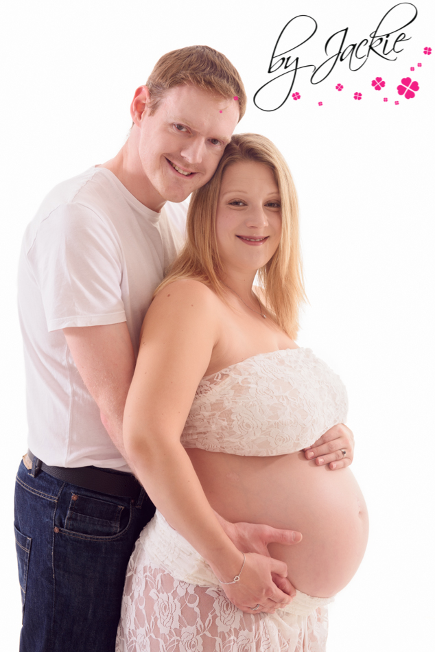 Couple maternity bump photosession with Babies By Jackie, York, UK