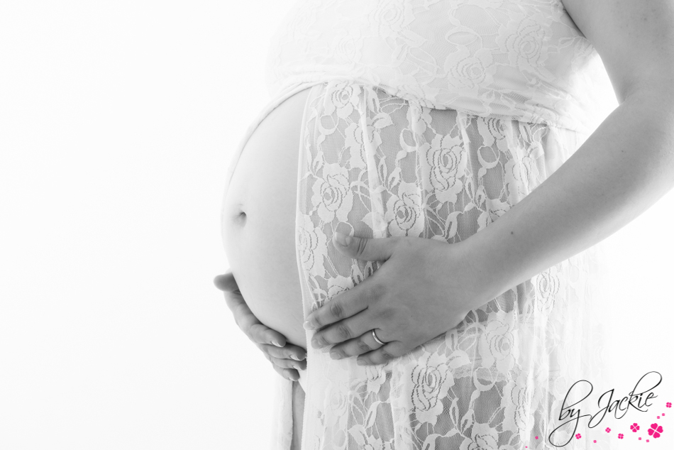 Bump belly photo at maternity photo shoot at Step Up Studio Howden Babies By Jackie