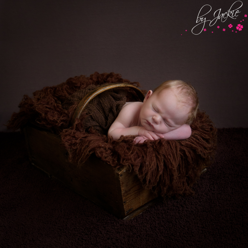 new baby boy in a wicker basket by jackie photography near york yorkshire uk