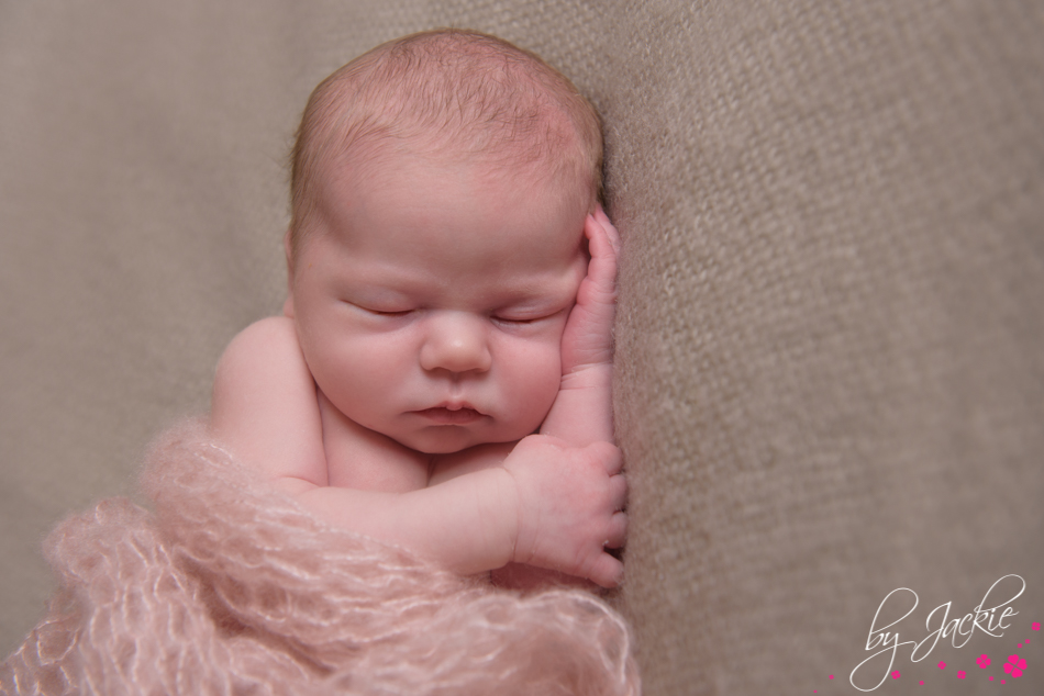 baby girl asleep. photo by Babies By Jackie near Howden