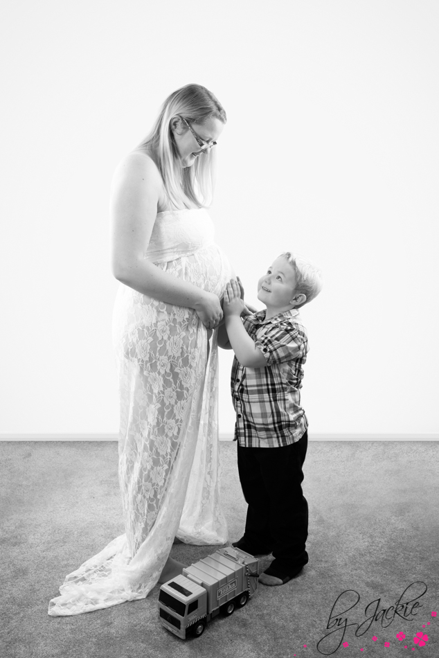 Little boy looking at his mum at maternity photoshoot. Babies By Jackie Yorkshire uk